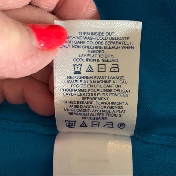 Lands end outfitters size XS short sleeve sweater. acrylic and nylon. - Picture 8 of 8